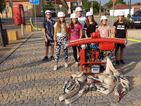 Hasičská stříkačka pro výcvik mládeže SDH Šlapanice - Bedřichovice