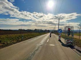 Rekonstrukce silnice Šlapanice - Brno-Slatina