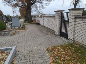 Hřbitov - oprava chodníků