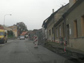 Rekonstrukce žlabů na ulici Ponětovská